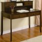 Walnut Finish Traditional Home Office Writing Desk w/Drawers