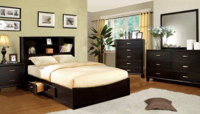 CM7053 Brooklyn Bedroom in Espresso w/Platform Bed & Options