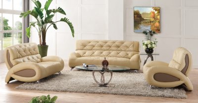 S375-KD Sofa in Two-Tone Leather by Pantek w/Options