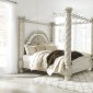 Cassimore Bedroom B750 in Pearl Silver by Ashley w/Canopy Bed