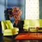 Vegas Rainbow Green Sofa Bed in Microfiber by Istikbal