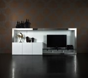 939 Modern Wall Unit by ESF in White
