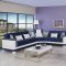 Four Seasons Sectional Sofa Bed in Blue by Casamode w/Options
