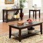 CM4669 Townsend III Coffee Table & 2 End Tables in Dark Cherry