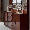 Carmen Dining Table in High Gloss Walnut by ESF w/Options