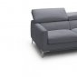 1281b Sectional Sofa in Grey Full Leather by J&M