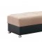 Soho Sofa Bed in Beige Chenille Fabric by Rain w/Optional Items