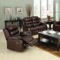 Berkshire Reclining Sofa CM6551 Leather-Like Fabric w/Options