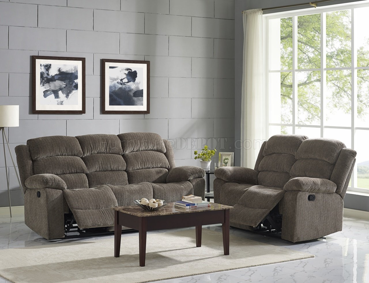 Austin Motion Sofa 2134 In Stone Fabric By Ncfurniture W Options