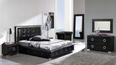 Modern Platform  King on Faux Leather Modern Platform Bed W Storage   Modern Furniture Zone