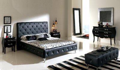 Modern White Bedroom Furniture on Tufted Leather Headboard Modern Artistic Bedroom   Furniture Clue