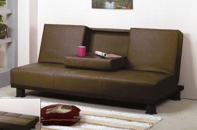  Contemporary Sofa Bed w/Drop Down Center Table | Modern Furniture Zone