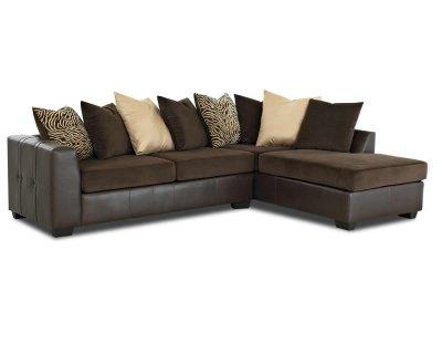 Stylish Modern Furniture on Living Room Furniture Chocolate Velvet Stylish Modern Sectional With
