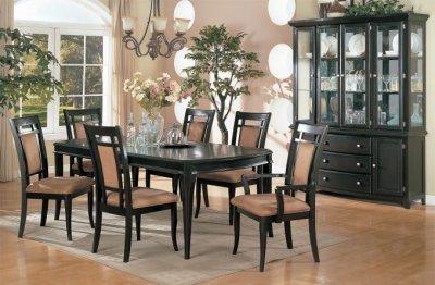 Formal Dining Room Furniture on Finish Contemporary Formal Dining Room W Options   Furniture Clue