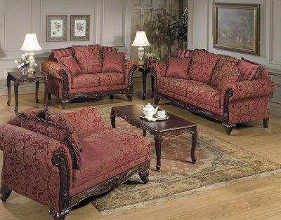 Elegant Living Room Furniture Sets on Living Room Furniture Elegant Tapestry Traditional Living Room With