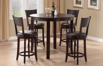 Queen Anne Dining Room Furniture on Finish Counter Height Dinette W Queen Ann Legs   Modern Furniture Zone
