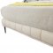 Claire Upholstered Bed in Blush Full Leather by Beverly Hills