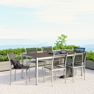 Shore Outdoor Patio Dining 7Pc Set EEI-2485 by Modway