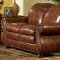 Leather Italia Light Brown Hanover Sofa & Loveseat Set w/Options