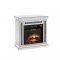 Noralie Electric Fireplace 90862 in Mirrored by Acme