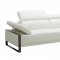 Fleurier Sectional Sofa in White Leather by J&M