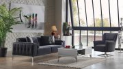 Loretto Sofa Bed in Gray Fabric by Bellona w/Options
