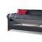 Harlem Sofa Bed Convertible in Black Leatherette w/Options