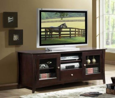 Borgeois TV Stand 8740-T in Espresso by Homelegance