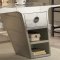 Brancaster Office Desk 92190 in Aluminum by Acme