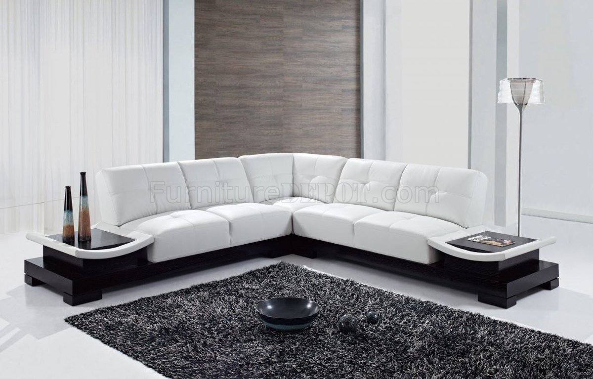 global usa furniture white leather sofa