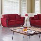 Park Ave Sofa Bed in Red Fabric by Empire w/Optional Loveseat