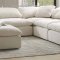 Naveen Sectional Sofa 55130 in Ivory Linen by Acme w/Options