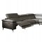 Hendrix Power Motion Sectional Sofa in Gray by Beverly Hills