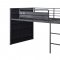 Cargo Twin Loft Bed 38305 in Gunmetal by Acme w/Slide