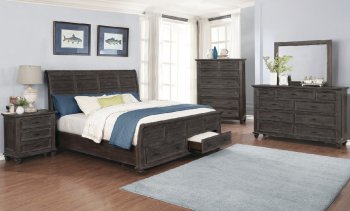 Atascadero Bedroom 222880 in Weathered Carbon by Coaster [CRBS-222880-Atascadero]