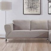 Josiah Sectional Sofa 55095 in Sand Fabric by Acme