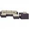 Convene Outdoor Patio Sectional Set 6Pc EEI-2207 by Modway