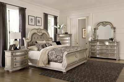 Cavalier Bedroom 1757SV in Birch by Homelegance w/Options