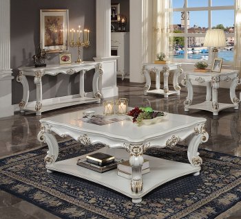 Vendome Coffee Table LV01526 in Antique Pearl by Acme w/Options [AMCT-LV01526 Vendome]