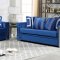 LCL-015 Sofa & Loveseat Set in Blue Velvet