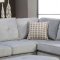 Belville Sectional Sofa 52710 in Gray Velvet by Acme