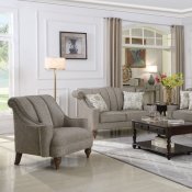 Lakeland Sofa 508721 - Brown Chenille Fabric - Coaster w/Options