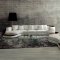 Rodus Sectional Sofa in White Leather by VIG w/Optional Chaise