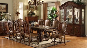 Lux Dining Set 5Pc w/Optional Chairs & Buffet with Hutch [ADDS-Lux]