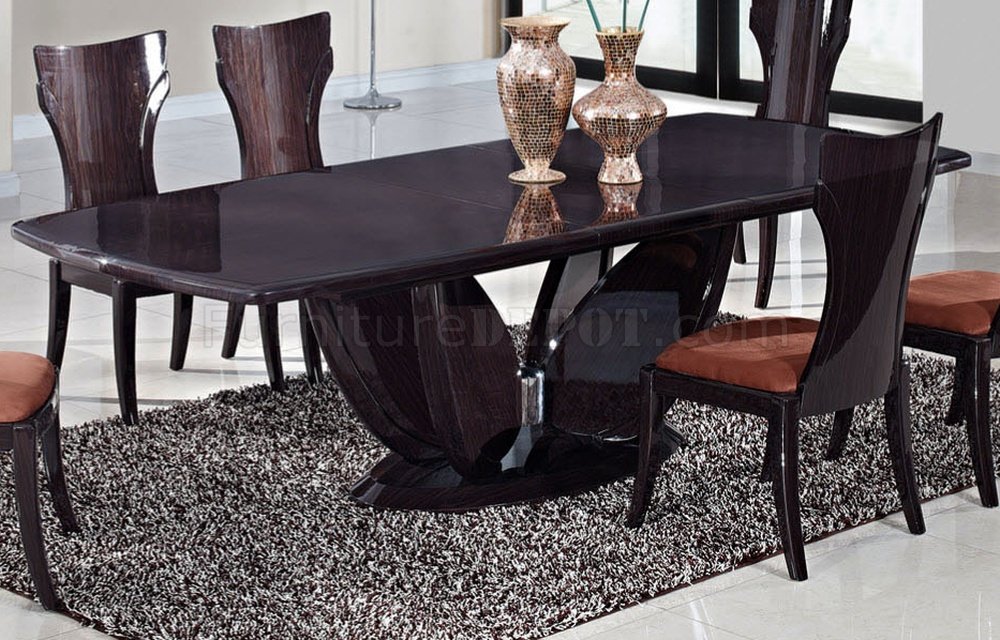 D52 Dining Table In Wenge By Global Furniture Usa W Options