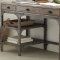 Gorden Office Desk 92325 in Antique Gray by Acme w/Options