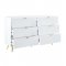 Gaines Bedroom 5Pc Set BD01034Q in White w/Options