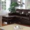 15915 Vogue Sectional Sofa in Espresso Bonded Leather by Acme