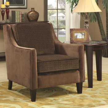 902043 Accent Chair Set of 2 in Brown Fabric by Coaster [CRCC-902043]
