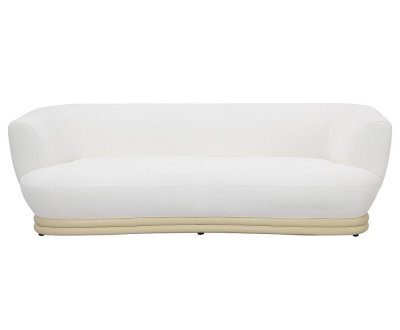 Hachiro Sofa LV01936 in White Bucle by Acme w/Options